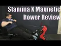 Review of the Stamina X Magnetic Rower not for big people or long rows