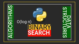 Algorithms in Python Binary Search Full Code Telugu