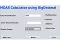 Java NetBeans MDAS Calculator Tutorial Using BigDecimal