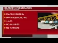 Robbery investigation at Antioch Mapco