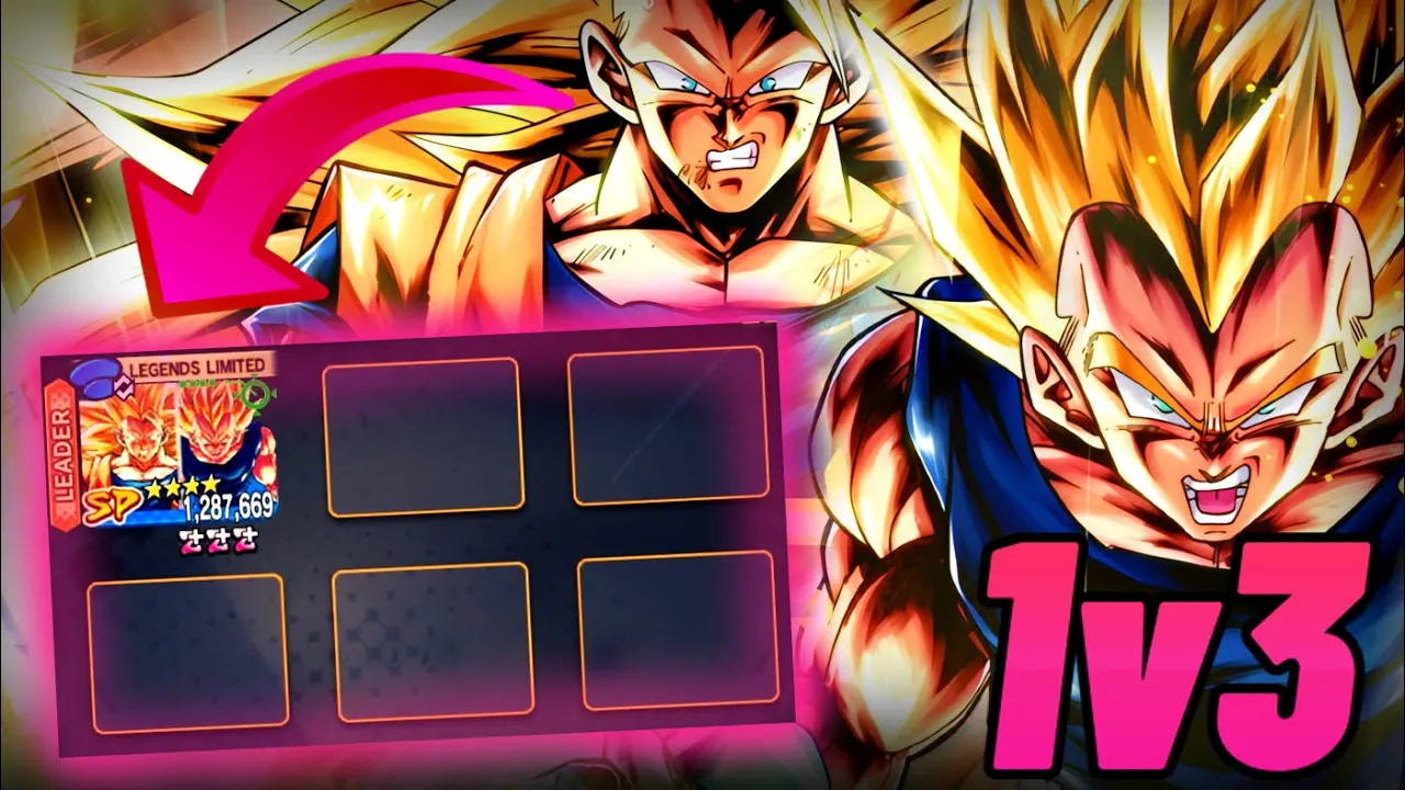 CAN TAG SSJ3 Goku & SSJ2 Vegeta 1v3 ANYONE In PvP?? (Dragon Ball LEGENDS)