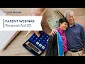Parent Webinar Financial Aid 101