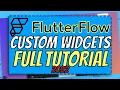 FlutterFlow Custom Widgets and Actions FULL TUTORIAL FlutterFlow Tutorial for Beginners 2022