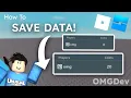 Save Load User Data With DataStoreService simple way Roblox