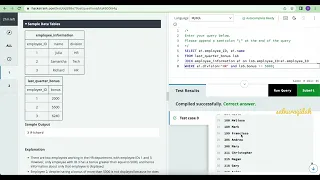 HackerRank SQL Basic Certification - Merit Rewards solution