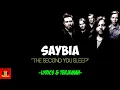 Download Lagu Saybia - The Second You Sleep (Lyrics \u0026 Terjemahan)