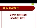 What is Insertion Sort Way of Working Sort Urdu and Hindi Lecture 17