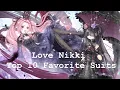 Top 10 Favorite Love Nikki Suits
