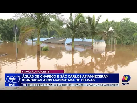 Alerta: aumento do nível do Rio Uruguai preocupa Santa Catarina e Rio Grande do Sul