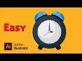 Let s Draw an Alarm Clock - Adobe Illustrator Tutorial for Beginners