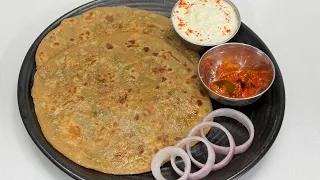 10 நிமிடத்தில் அசத்தலான வெங்காய பராத்தா /Onion paratha recipe tamil /instant breakfast/ Easy dinner 
