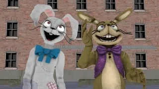 Vanny and Glitchtrap Lost on Christmas