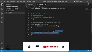 Anonymous Function in JavaScript JavaScript Complete Guide in Hindi