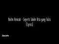 Download Lagu Nadin Amizah - Seperti Takdir Kita yang Tulis (Lyrics)
