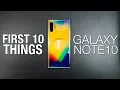 Download Galaxy Note 10: First 10 Things to Do! mp4 3gp mp3 videos - waplic