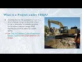 An Overview of CEQA for Conservation Projects