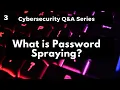 What is Password Spraying