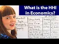 HHI What is the Herfindahl-Hirschman Index in economics