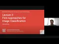 Lecture 2-2 First Approaches for Image Classification