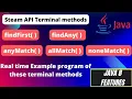 8 12 findFirst in java 8 findAny in java 8 anyMatch in java 8 allMatch in java 8 noneMatch