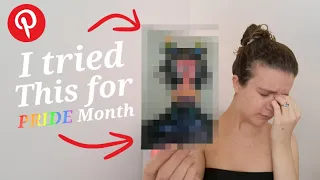 I tried to recreate this for Pride month -Paint