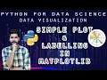 Matplotlib Tutorial Simple Plot and Labelling in Matplotlib - Python In-Depth Tutorial