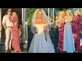 Lagu Wed Exclusive | Lady Amelia Spencer twins with Lady Eliza in backless cut-out wedding guest dress