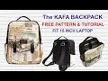 Lagu The Kafa Backpack Tutorial - Cara Membuat Tas Ransel / Tas Laptop - Bag Making with Miko Craft