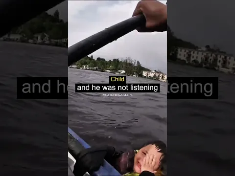 HERO Kayaker SAVES Stranded Boy...