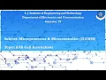 Unit 2 Lecture 9 Architecture Instruction set of 8-bit AVR Microcontroller Call Instruction