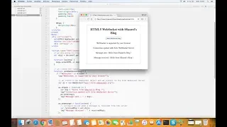Learn to use the HTML 5 WebSocket API