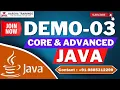 Java Demo 03 Core Advance Training Easy to Learn for Beginners in Harsha Trainings