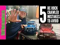 Top 5 RC Rock Crawler Mistakes To Avoid