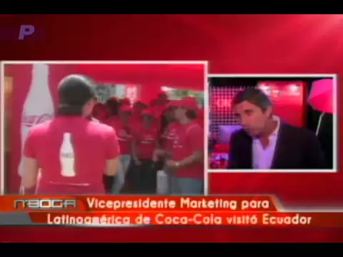 Vicepresidente Marketing para Latinoamérica de Coca-Cola visitó Ecuador