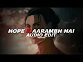 Download Lagu Aarambh Hai Prachand x Hope - Beatzhacker Mashup [Edit Audio]