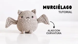 Teje un murciélago para Halloween! | Crochet paso a paso.