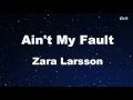 Download Lagu Ain't My Fault - Zara Larsson Karaoke 【No Guide Melody】 Instrumental