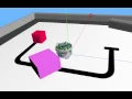 Line following and obstacle avoidance with a behavior tree on ePuck and The Construct