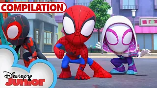every spidey music video compilation marvels spidey and his amazing friends disneyjr