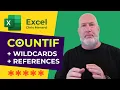 Excel COUNTIF Function With Wildcard Search and Cell Reference