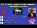 Client Side Validation in ASP NET C