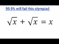 99 9 Will Fail This USA Olympiad Math Problem Can You Solve It