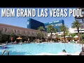 MGM Grand Las Vegas POOL TOUR Walkthrough Including Lazy River 2021
