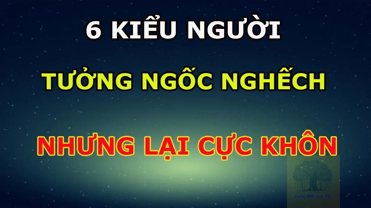 Outline Video 6 Kiểu Người Tưởng Dại Dột Ngốc Nghếch Nhưng Lại Cực Khôn Ngoan