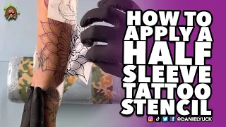 How To Apply A Half Sleeve Tattoo Stencil Like A Pro