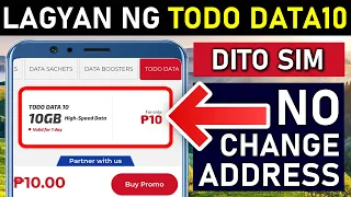 Download How to Get TODO DATA10 in DITO Sim | No Need Change Address | New Trick 2024 MP3