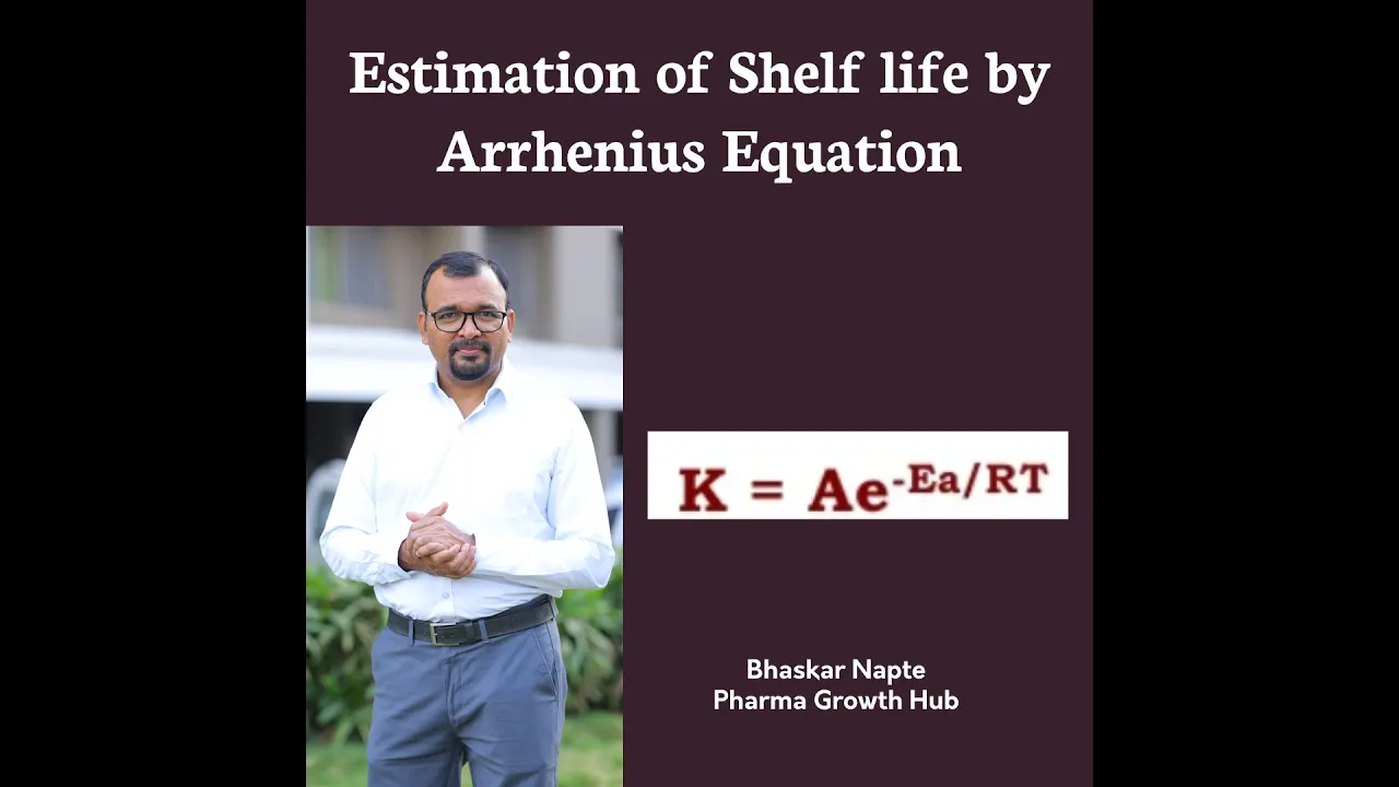 Estimation of Shelf Life by Arrhenius Equation