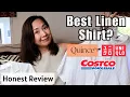 100 Linen vs Linen Blends Summer Shirt Comparison Quince Uniqlo Costco