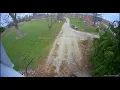 Guinea Hens Chase Away Delivery Man