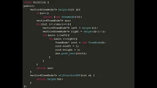 894 All Possible Full Binary Trees Using recursion